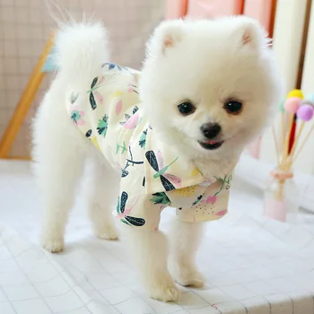 

Hawaii Wind Dog Summer Shirt Cool Viscose Breathable Teddy Bichon Chihuahua Pet Cat Clothes 20 New