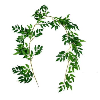 

Simulation Willow Rattan Wedding Wicker Green Vegetation Decoration Air Conditioning Pipe Heating Pipe Decoration Ivy Fake Green