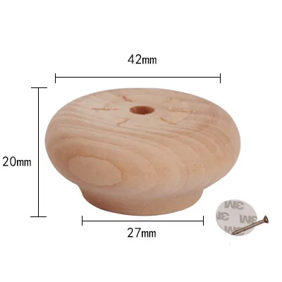 Solid Wood Furniture Heighten Legs Sofa Stool Increased Pad Bed TV Cabinet Coffee Table Round Heighten Feet Furniture Parts A1