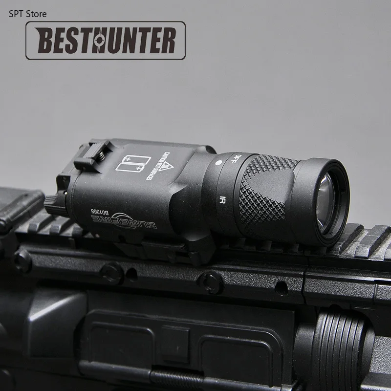 

Tactical Weapon Light SF X300V White-light And Strobe Output Hunting Riflescope For Handgun Rifle
