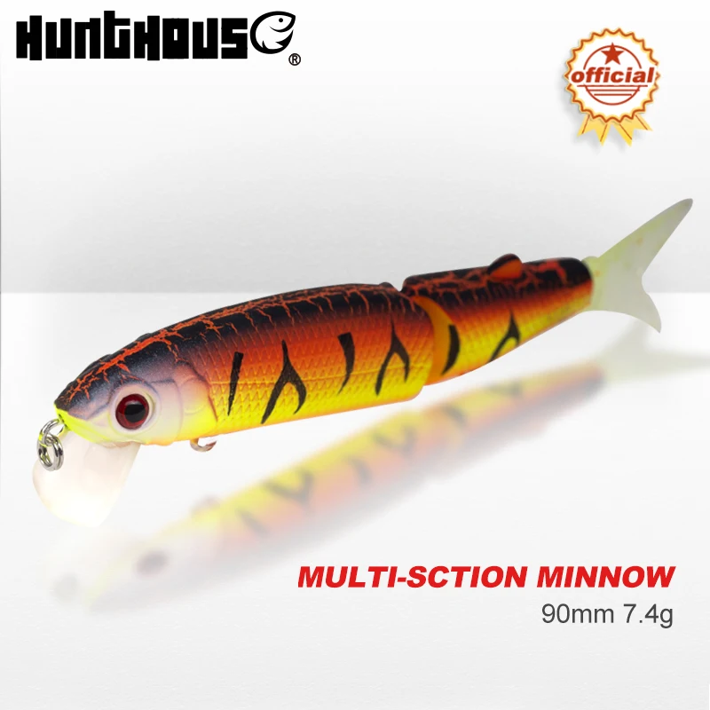 Hunthouse magalllon minnow приманка 9 см 7 4 г соединенная с щукой для дайвинга рыболовная