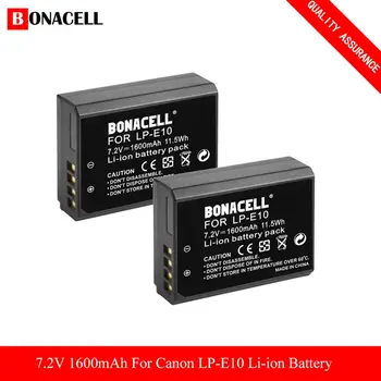 

bonacell 1600mAh LP-E10 LP E10 LPE10 Battery For Canon EOS Rebel T3 T5 T6 1100D 1200D 1300D Kiss X50 X70 LP-E10 Battery Z70
