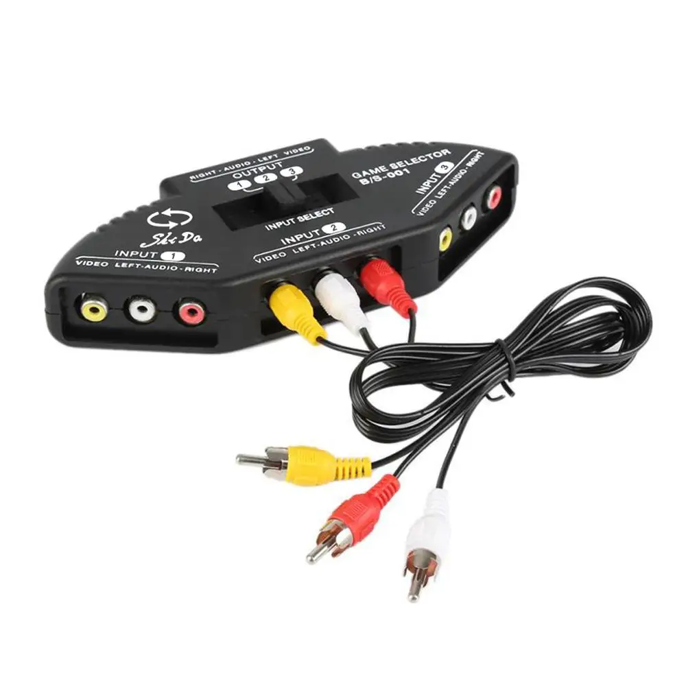   AV RCA ġ й ñ 3-1 RCA  AV ̺, XBOX PS2  STB TV DVD ÷̾