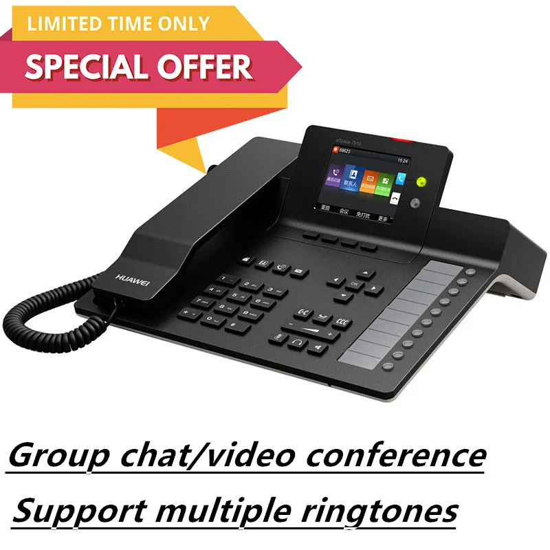 

eSpace7910-C HD fixed IP Telephone Supports Video Conferencing/Multiple Chat POE Power Station For Business telephone phone