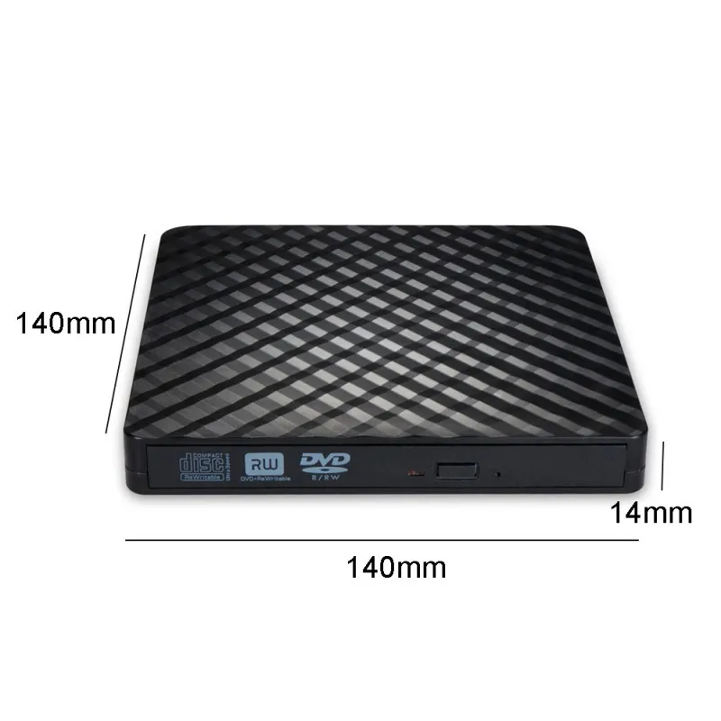 Внешний CD-привод USB 3,0 Портативный DVD записывающее устройство для Windows для Mac настольный компьютер ноутбук