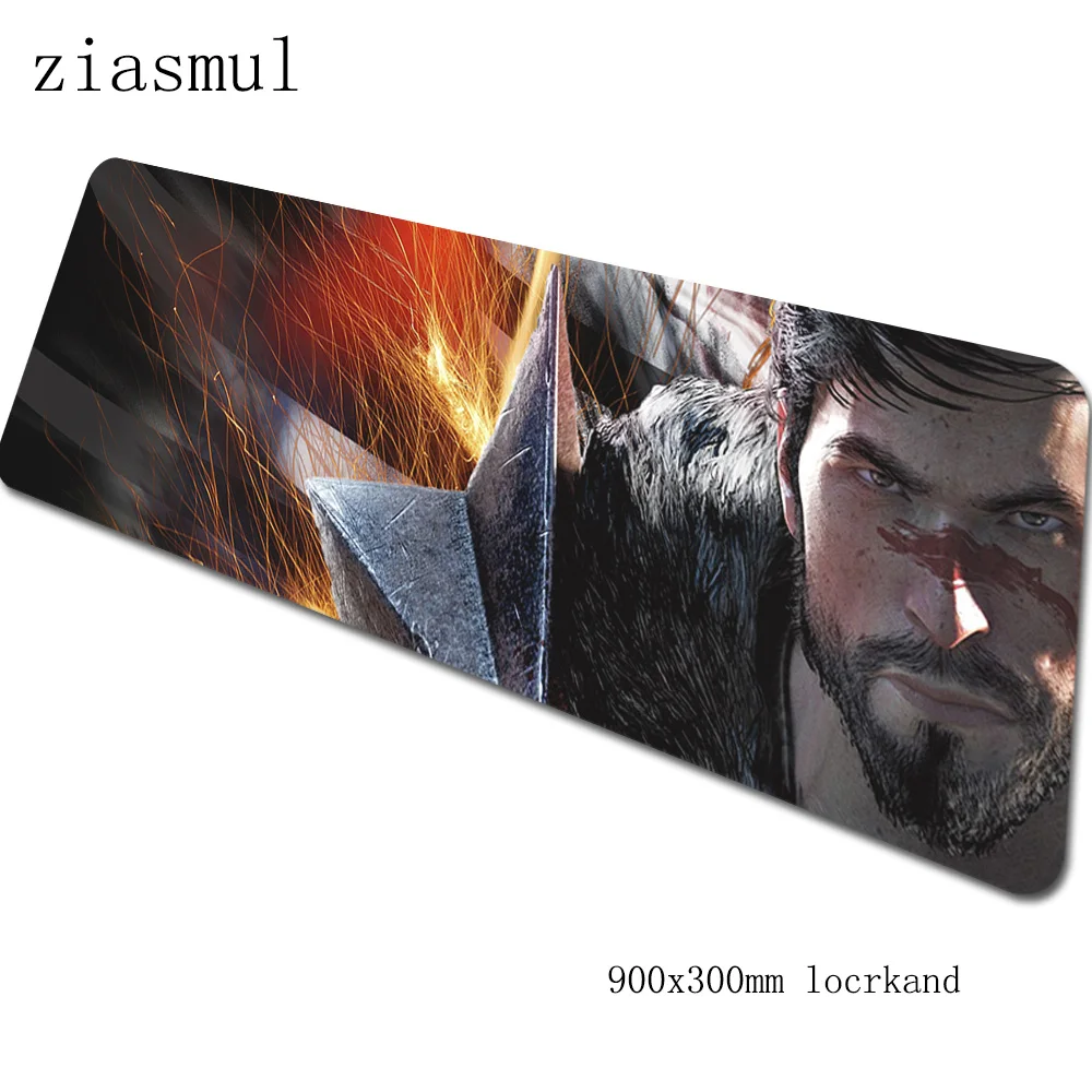 Коврик для мыши dragon age gamer 3d 90x30 см Коврик для мыши notbook игровой коврик для мыши большой коврик для мыши стол для компьютера коврик для мыши - Цвет: Size 900x300x2mm