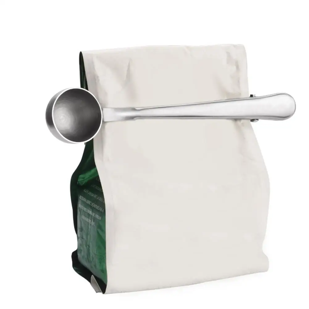 Нержавеющая сталь мерная ложечка для кофе мешок для еды уплотнительный зажим кухонные гаджеты и инструменты