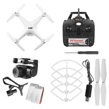

F68 RC Drone 4k RC Quadcopter dron with HD 1080P Wifi camera Servo ESC Camera Height Hold Gesture Photo 6-axis Gyro helicopter