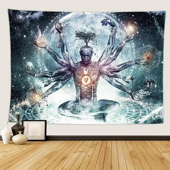 

2020 Purple Mist Leopard Ins Background Cloth 3d Background Wall Decoration Cloth Tapestry Household Mural Tapestry 150x100cm