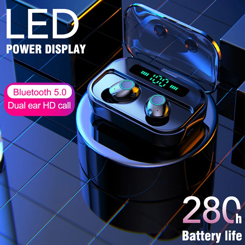 

Oneplus Bluetooth Earphone Headset Stereo Earbuds Led-Display Noise Cancelling Earbuds Charge-Box Touch-Control Cordless 2020New