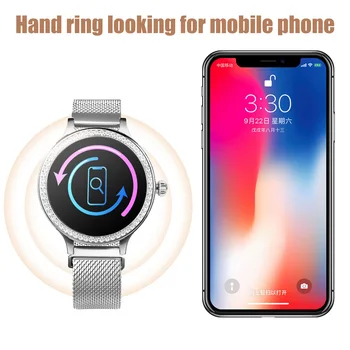 

Women Smart Bracelet Heart Rate Blood Pressure Health Supervision IP68 Waterproof Smart Watch WHShopping