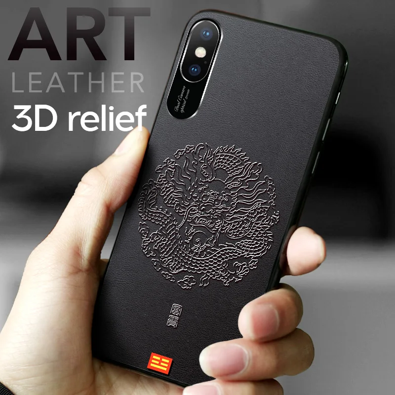 

Luxury Leather Case For Iphone XR MAX XS X Boyfriend Stley For Iphone7 8 6 7Plus 8Plus 6Plus soft back cover Retro style