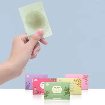 

500 Pieces Facial Oil Blotting Paper (Linen Pink, Lavender Fragrance, Green Tea Fragrance, Chamomile Fragrance, Rose Fragrance)