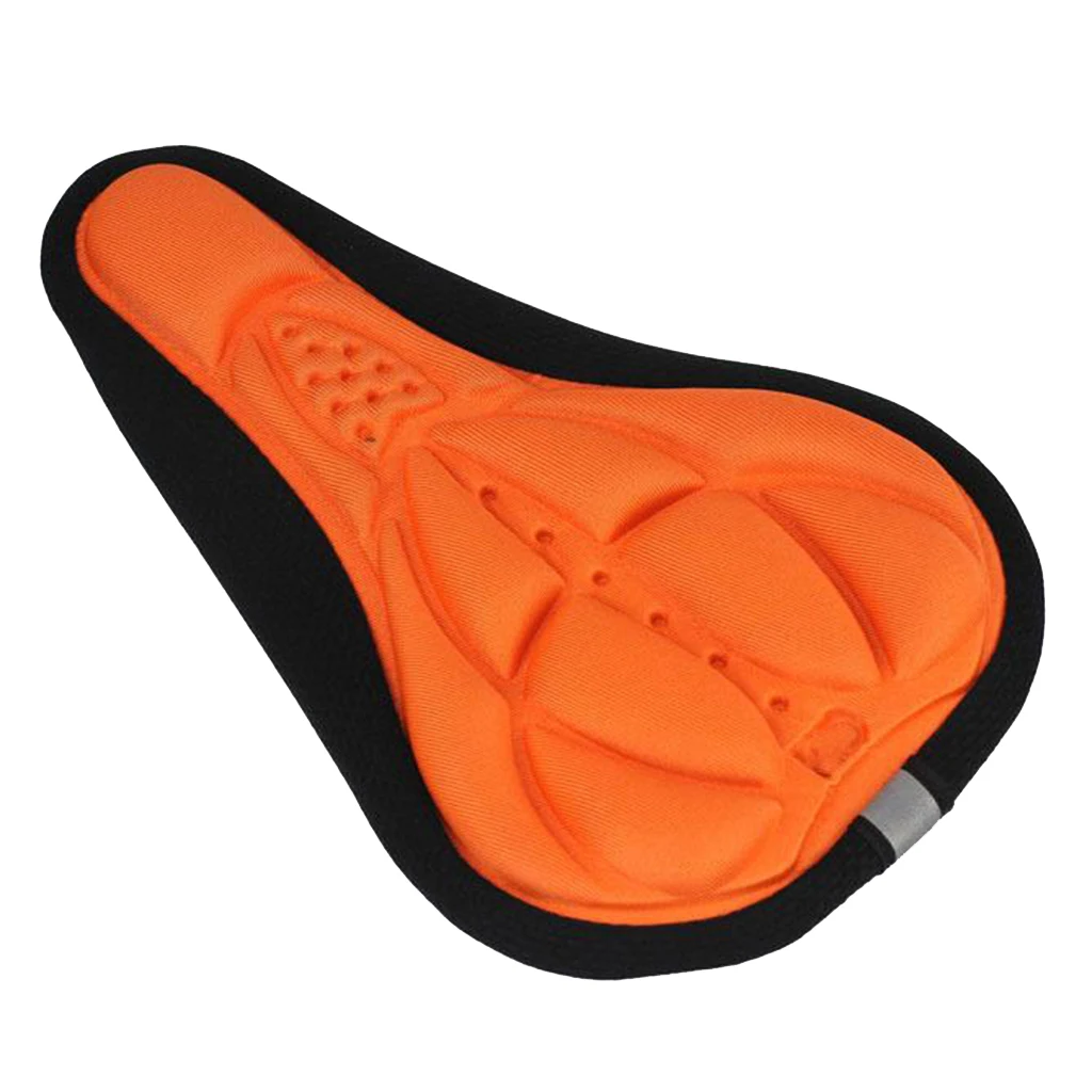Mountain Bicycle 3D Saddle Seat Covers Soft Gel Extra Comfort Bicycle Saddle Bike Seat Cushion 