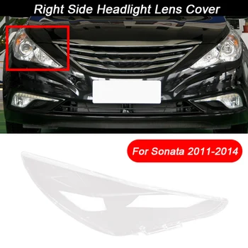 

for Hyundai Sonata 2011-2014 Car Front Side Headlight Clear Lens Cover Head Light Lamp Lampshade Shell