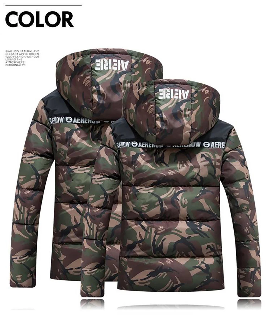 8XL Fashion Winter Jacket Men Thick Warm Parka Men Hooded Outwear Camouflage Military Long Coat Velvet Trench Casual Tops