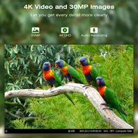 Caméra de surveillance sans fil 4G 4K 30MP HC801PRO - Diffusion en direct, application gratuite, service cloud pour la chasse à la faune, surveillance, piège photo 2