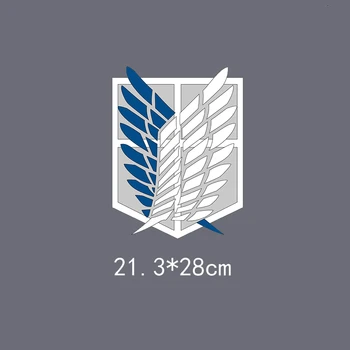 

1PCS Free wings Patches for Clothing Stickers Iron on Appliques Diy T-shirt Thermal Transfer Luminous Sticker