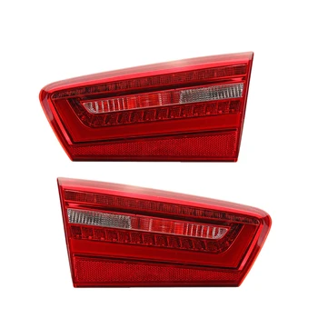 

New 1 Pair Left & Right Rear Tail Inner Turn Signal Brake Light Lamp Car Fit For Audi A6 C7 2010 2011 2012 2013 2014 2015 2016