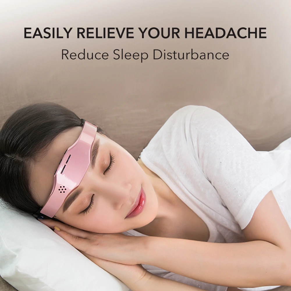 Электрический USB Перезаряжаемый массажер для головы Расслабление головного мозга для расслабления стресса Улучшение сна здоровье головная боль Eliminator