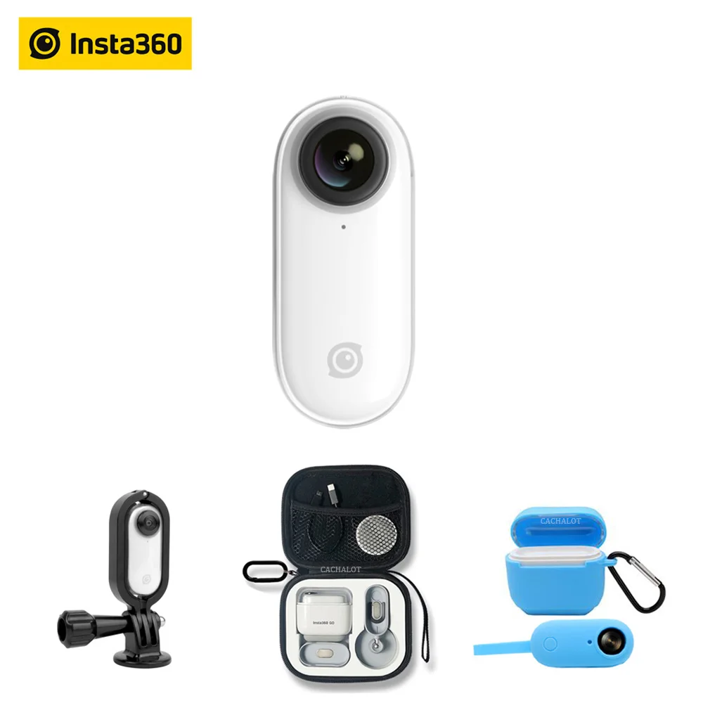 Insta360 GO Новая акция Камера AI Авто редактирования Hands-free Insta 360 Go маленький стабилизированный Камера для iPhone и Android - Цвет: Bundle 7