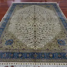 2 м х 3 м ручной узловой области ковер салон Классический шелковый ковер ручной работы