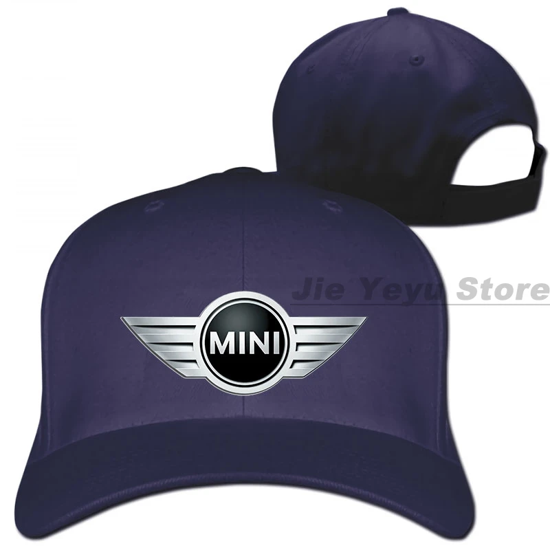 Mini Cooper, автомобильная спортивная бейсболка для мужчин и женщин, Кепка для водителя грузовика, модная Регулируемая Кепка - Цвет: 1-Navy