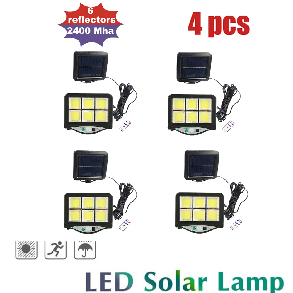 

Split Wall Light Outdoor Light Extension Cord Waterproof Solar Powered Garden Street Wall Split LED PIR Motion Sensor remote 3 m