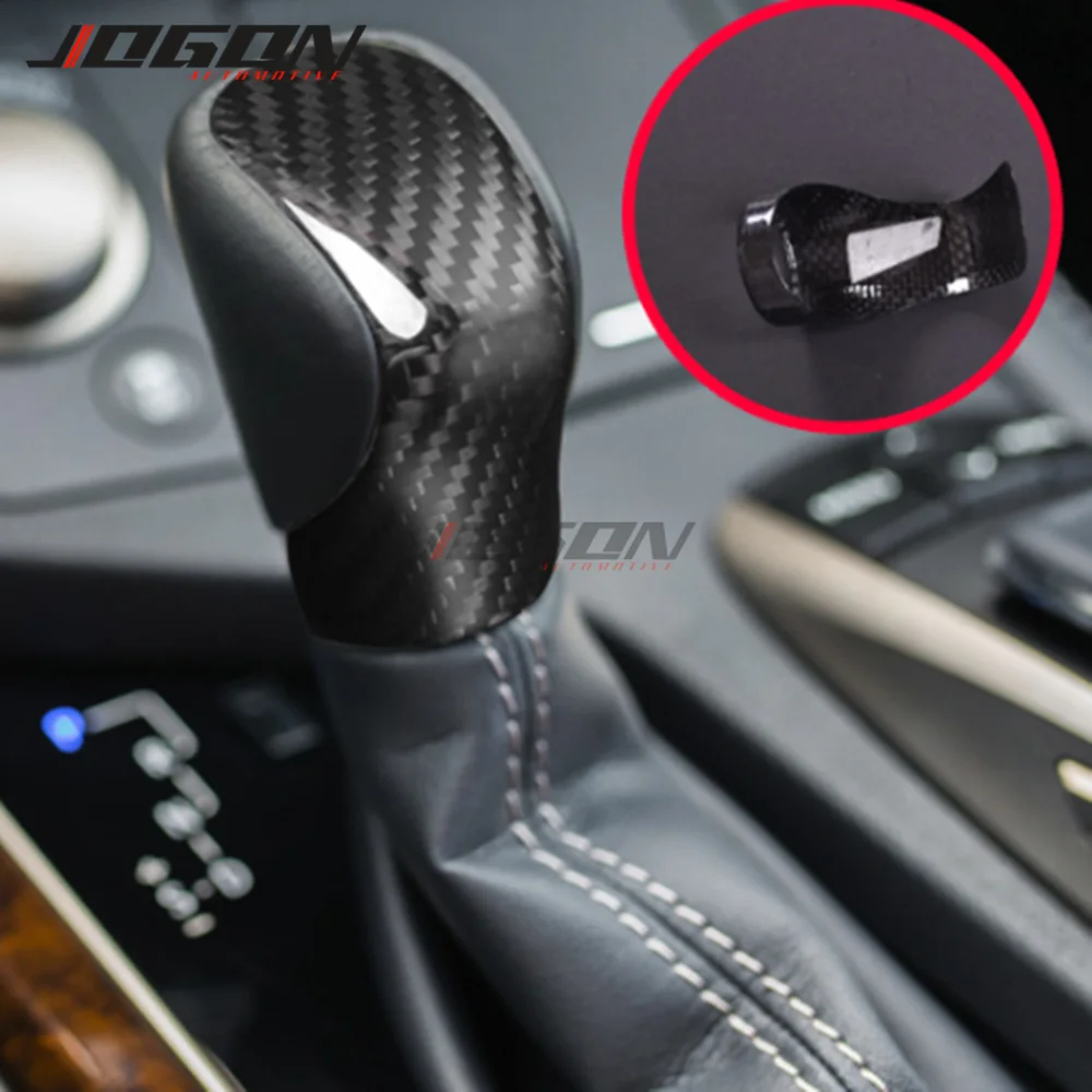 Carbon Fiber Shift Knob Upgrade Cap Cover Trim For Lexus NX RX NX200t