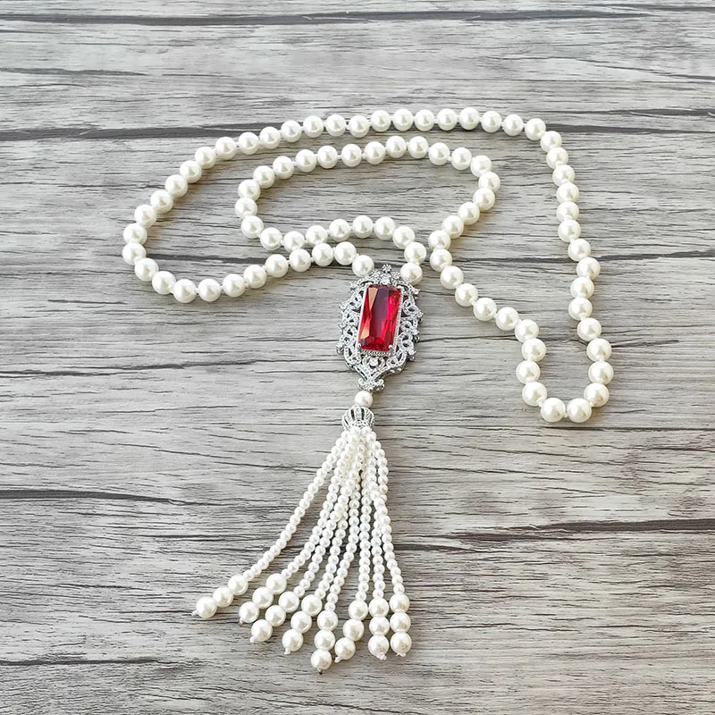 NK512 1Pcs Handmade Silver charm Pendant zircon CZ Micro pave Connector,Natural Shell Pearl Beads Chain tassels Women Jewelry Necklace - Окраска металла: NK512