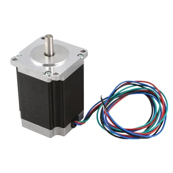 

Stepper Motor 76mm Torque 1.8N.M Double Shaft 3A Engraving Machine 57HS76 Motor