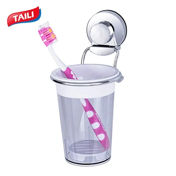 

Chrome Toothbrush holder Suction Hook Bathroom Accessories Product