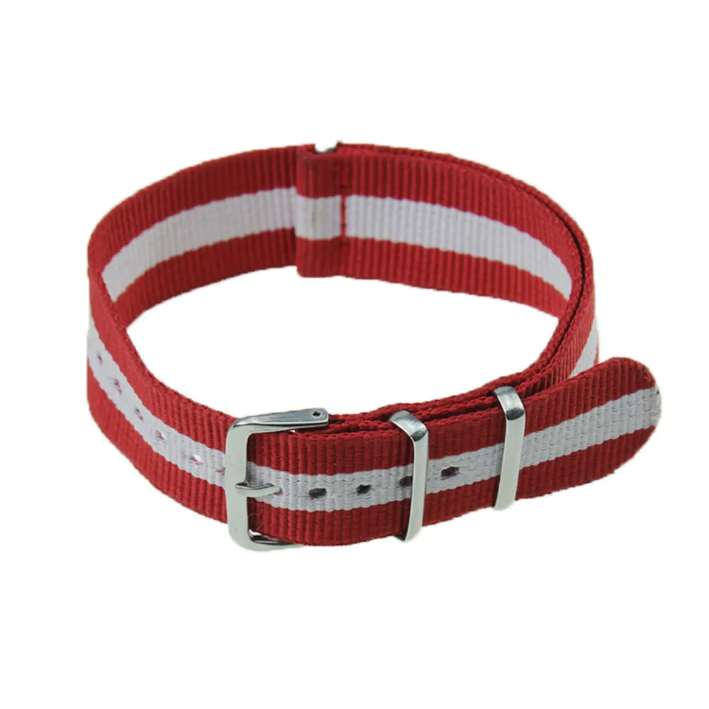 

Hot Selling Cool Nylon Reflective Watch Band COUPLE'S Watch Strap 18.20.22.23