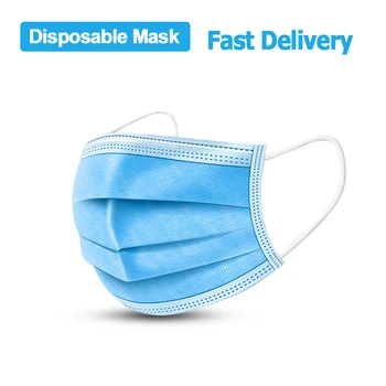 

20/50/100 PCS In Stock Disposable Mask Fine Mascaras Air Filter Mask Safety Maschere Protective Mask Face Masks Wholesale