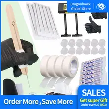 Полный Набор татуировок, ручная работа, татуировка на очистке, безопасный Набор татуировок для начинающих