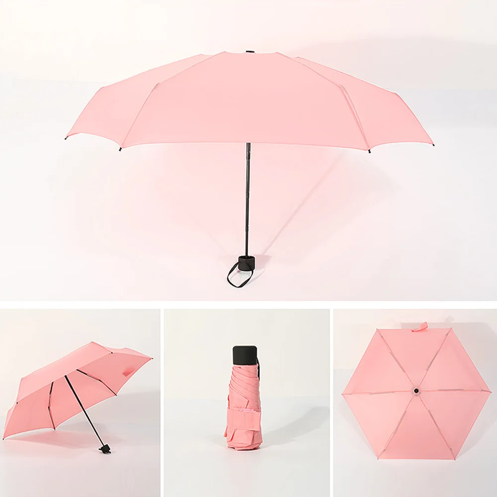 

Super Mini Pocket Umbrella Sun Anti UV 5 Folding Rain Windproof Travel Umbrella YU-Home
