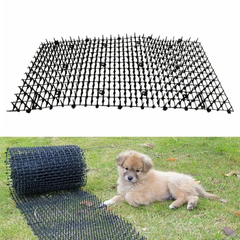 

Cat Scat Mat Garden Balcony Anti-Cat Prickle Strip Cats Dogs Digging Stopper Containment 78.7x11.8in
