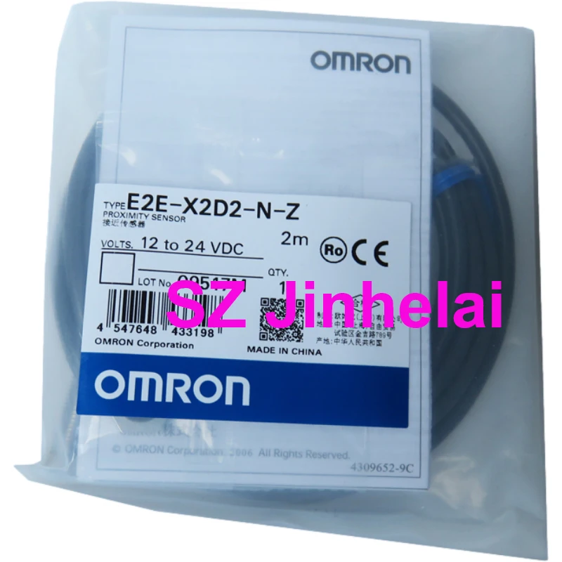 Оригинальный емкостный переключатель датчика приближения OMRON E2E-X2D2-N-Z цена 2 м |