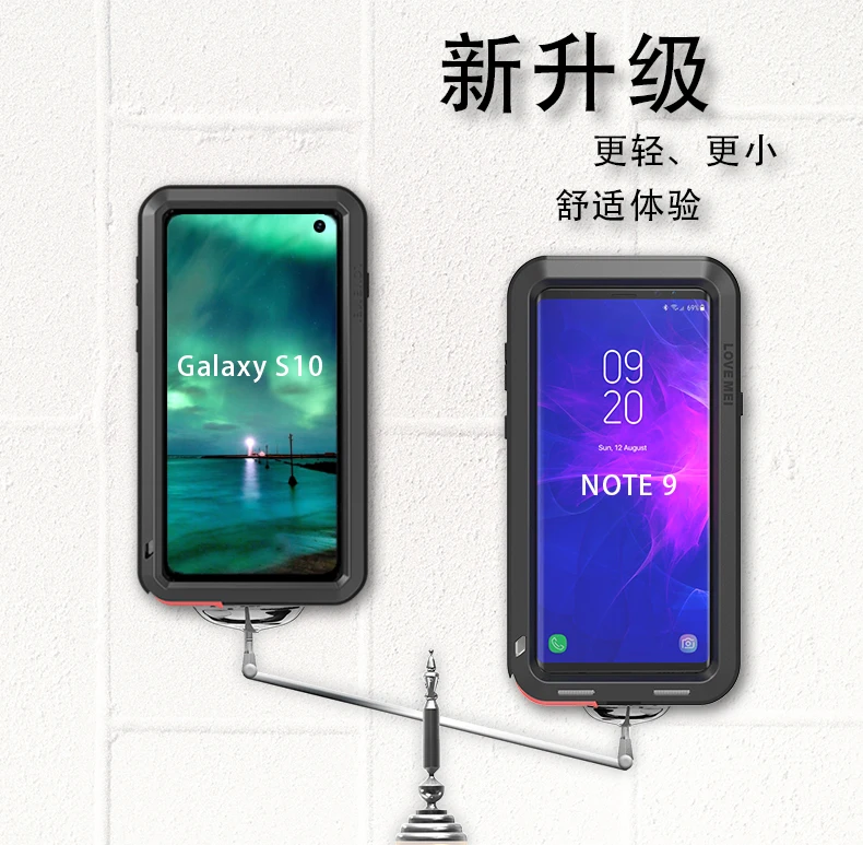 LOVE MEI металлический чехол для телефона, защитный чехол для samsung Galaxy S10, противоударный, пылезащитный, водонепроницаемый, Galaxy S10, алюминиевый чехол для телефона 5,9