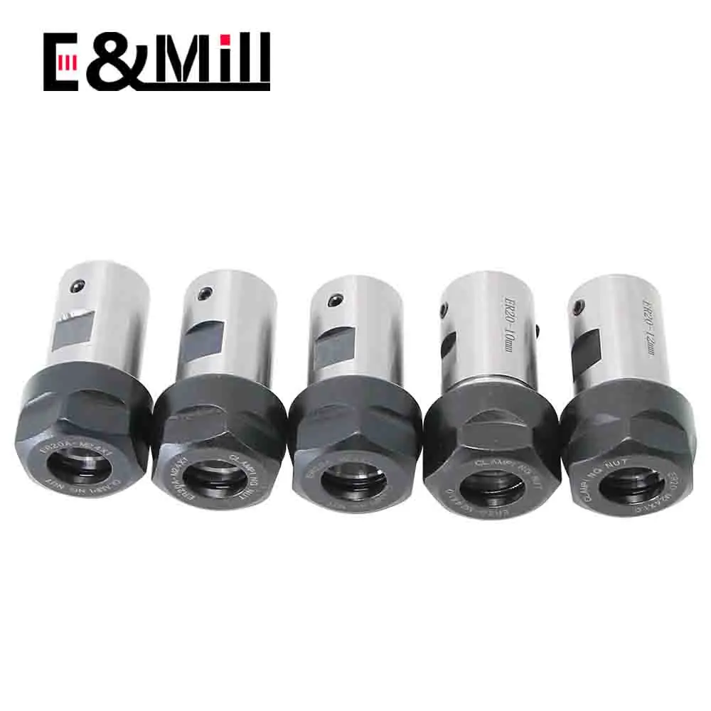 DIY ER11 ER16 ER20 5mm 6mm 6.35mm 7mm 8mm 10mm 12mm 14mm 16mm Motor Spindle Tool Holder Chuck High-precision Engraving Machine