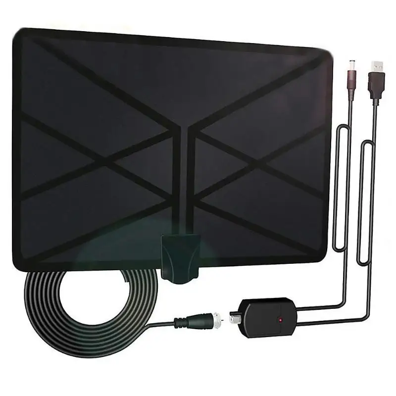 960 Miles ТВ Антенна Крытый усиленная антенна цифрового ТВ 4K HD DVB-T Freeview tv для местных каналов вещания домашнего телевидения