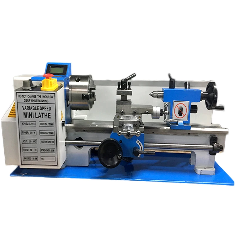 

0618 New Brushless Micro Lathe Metal Wood Processing Lathe Small Lathe Teaching Lathe Buddha Bead Machine