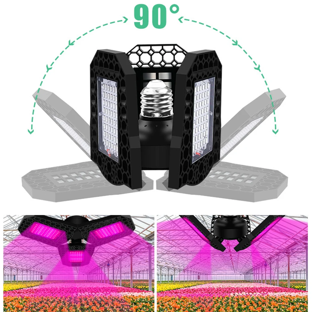 Большая Акция Светодиодная лампа для выращивания растений с красными и синими