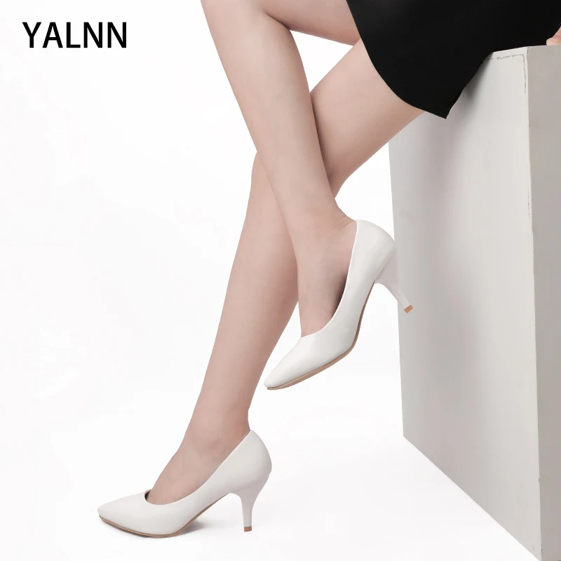 

Yalnn Fashion Classics Neutral Casual Womens Shoes Heels High Pumps Women Shoes Women High Heels Sapato Feminino Bridal Shoes