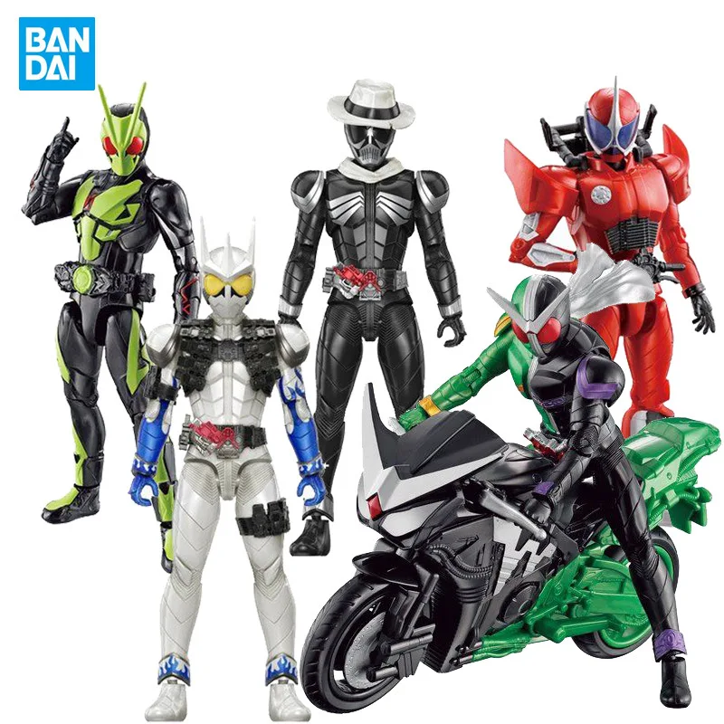 

Bandai Genuine Product Mask Knight Mobile Figurine RKF Mask Knight Double Ride Cyclone Clown & Amp; Motorcycle And One