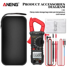 

ANENG ST209 Digital Clamp Multimeter Battery Powered Meter Current Tester PortableTester DC/AC current LCD Display Detector