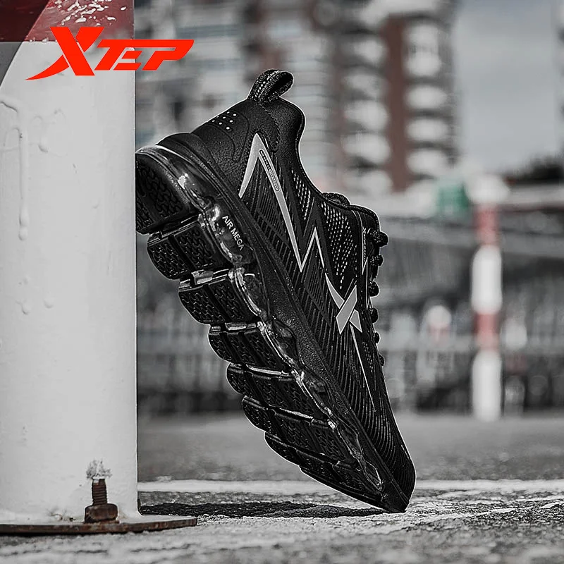 Xtep AIR MEGA, мужские кроссовки для бега, легкие кроссовки, сетка, амортизация, Спортивная мужская повседневная обувь для отдыха, 881419119659