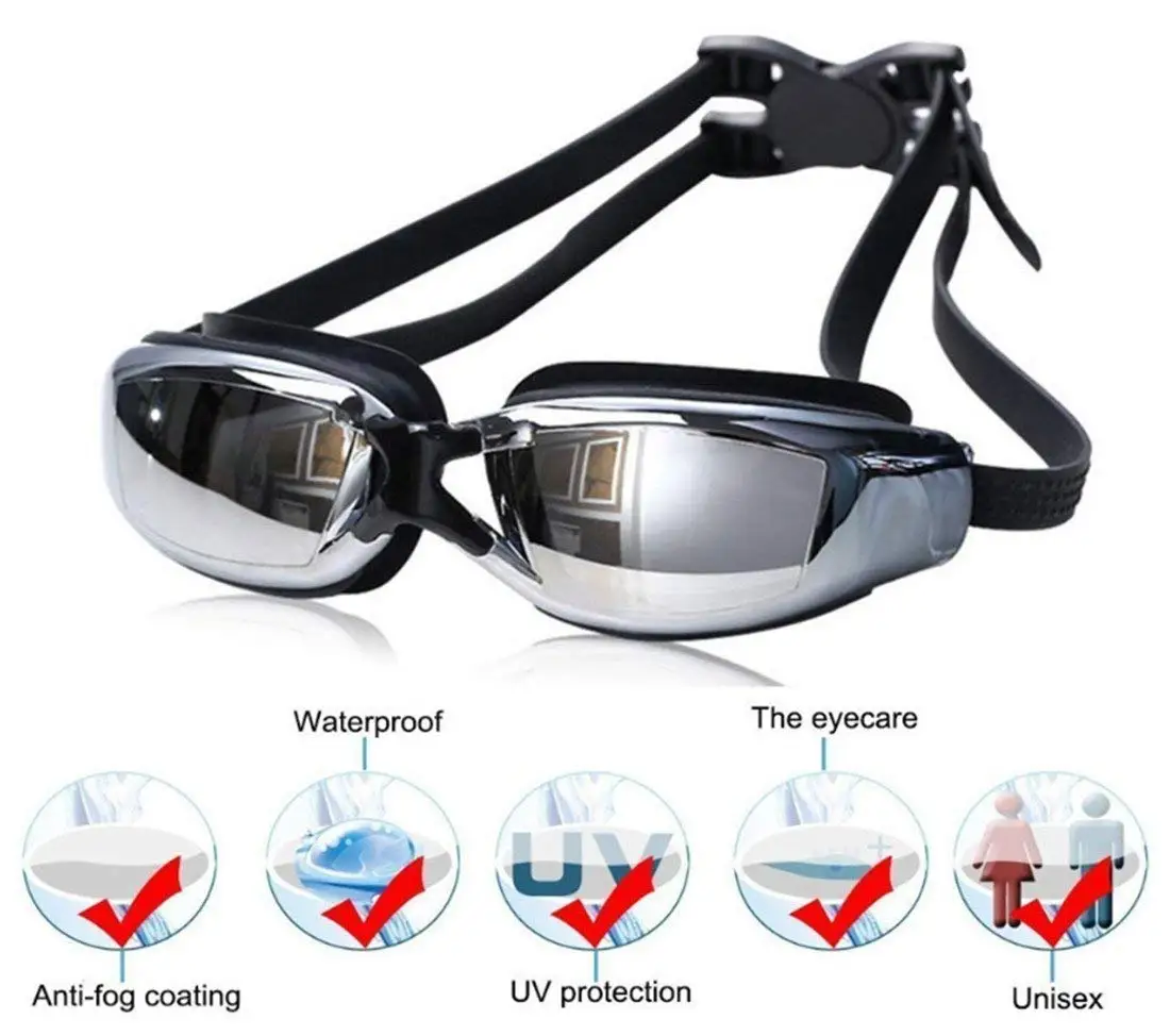 Очки для плавания с диоптриями Rx взрослых и детей|Плавательные очки