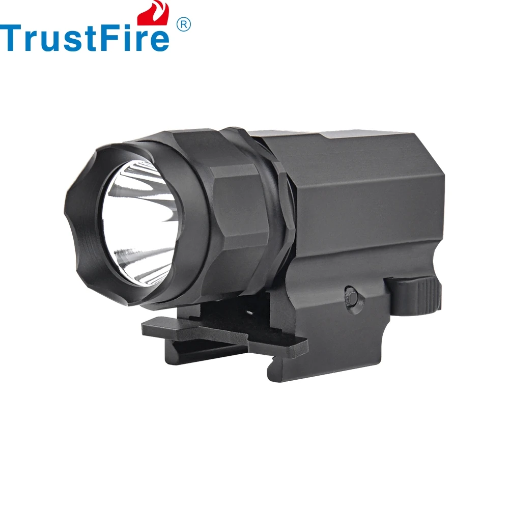 TrustFire P05 Gun Light Compact Weapon Mounted Pistol Light 210 Lumen Tactical Flashlight for Glock 17 19 21 22 30 43 48