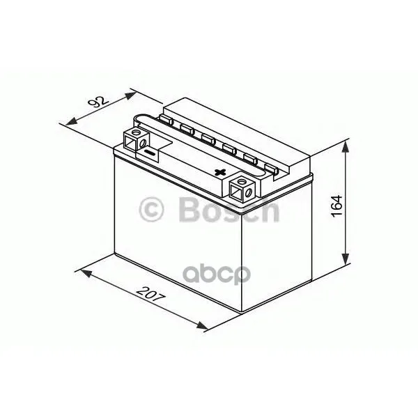 Стартерная Аккумуляторная Батарея 0 092 M4f 470 Bosch арт. 0092M4F470